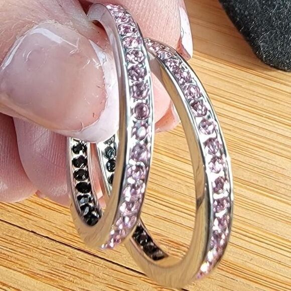 Swarovski Women's Pink and Silver Jewellery - Picture 1 of 8